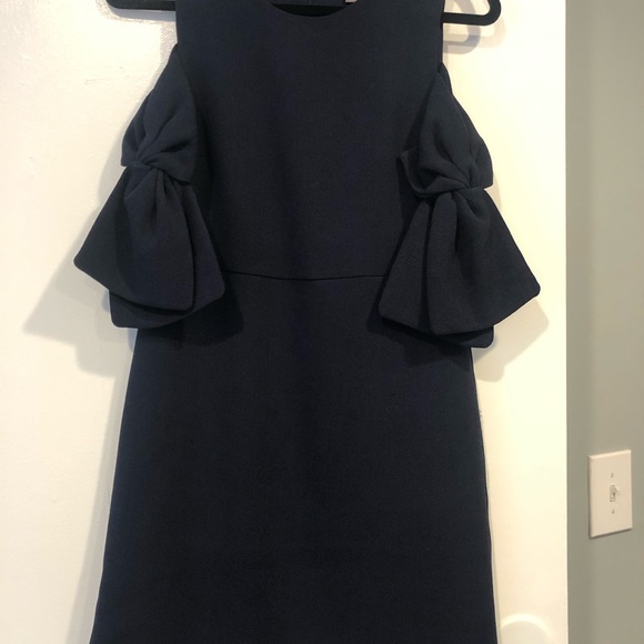 CHELSEA 28 - Cold Shoulder Knit Dress - Navy - Picture 4 of 5